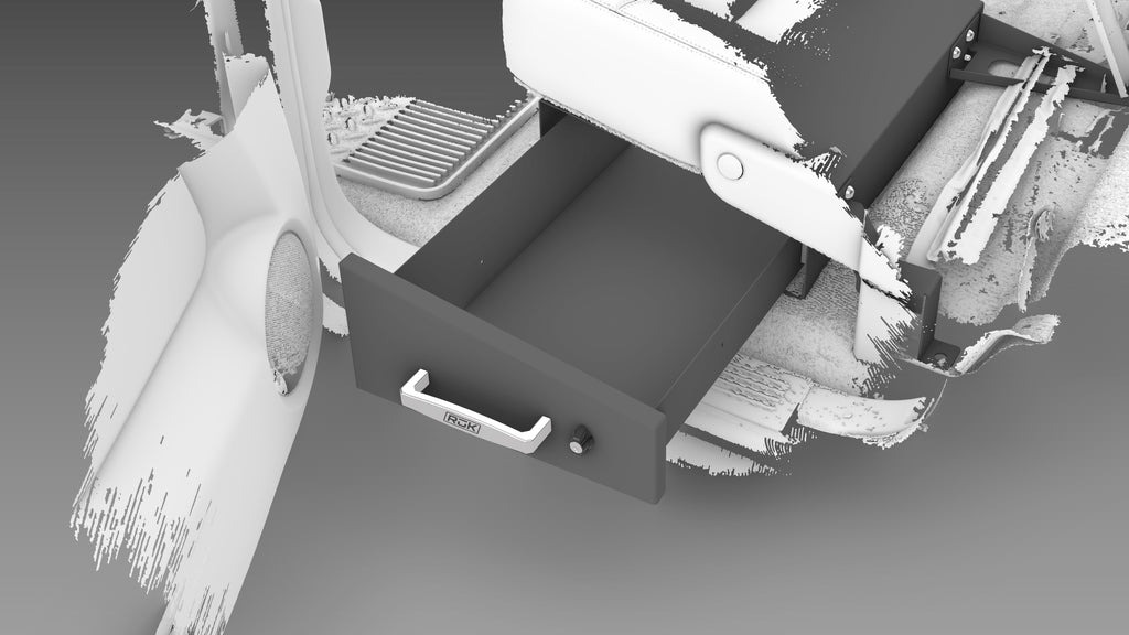 Underseat Drawer 2007-2013 Silverado/Sierra Crew Cab (Driver Side) | T_RuK by OAM