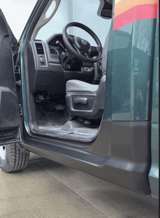 Original Appearance Manufacturing Quick Covers '09-'24 Ram 1500 Single Cab ('19-24 "Classic"), Slip On Rocker Panel + Cab Corner Cover plastic slip on rocker panels