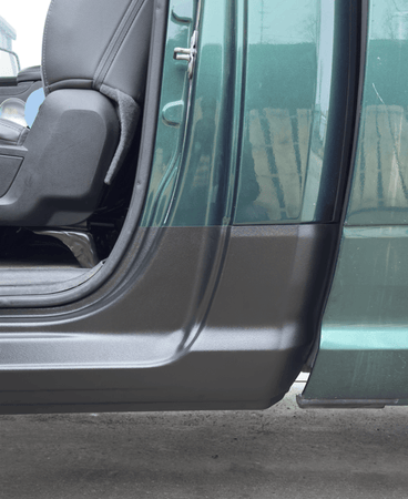Original Appearance Manufacturing Quick Covers '09-'24 Ram 1500 Single Cab ('19-24 "Classic"), Slip On Rocker Panel + Cab Corner Cover plastic slip on rocker panels