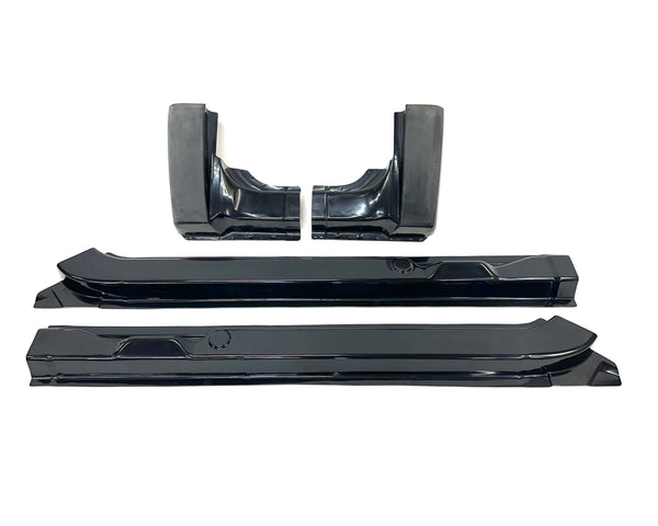 Original Appearance Manufacturing Ford / Mercury 1999-2016 Super Duty (F-250/350/450) Extended Cab, Slip On Rocker Panels + Cab Corner Covers plastic slip on rocker panels