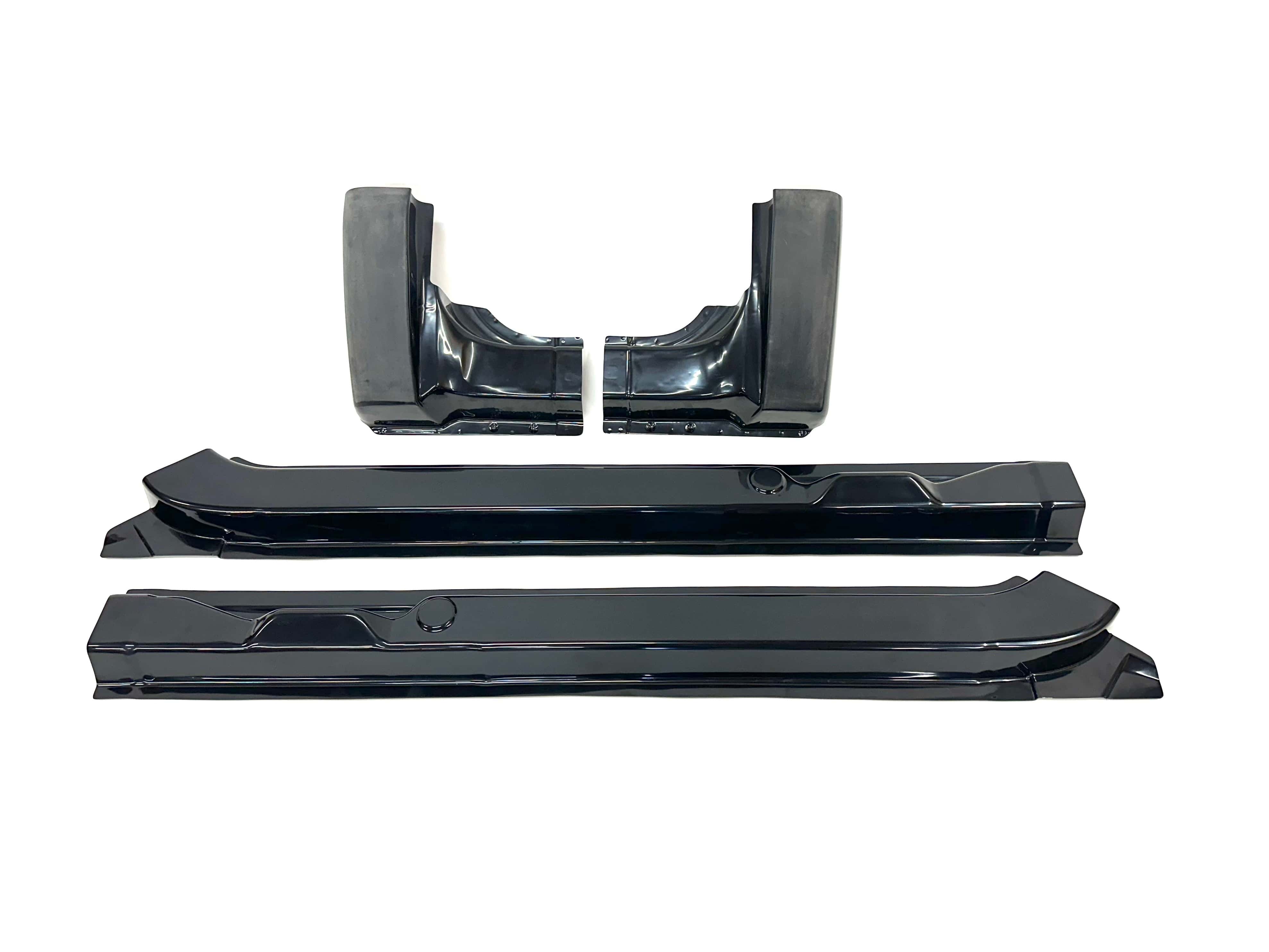 F250 Rocker Guard 1999-2016 Super Duty (F-250/350/450) Extended Cab, Slip On Rocker Pane ...