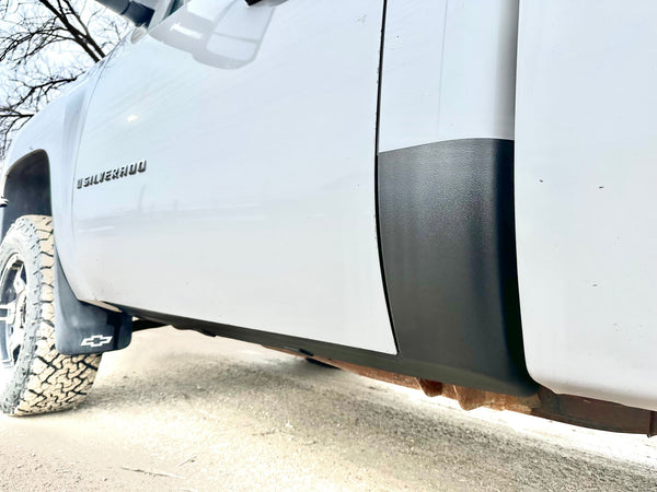 Original Appearance Manufacturing Chevrolet / GMC 2007-2013 Silverado/Sierra Single Cab, Slip On Rocker Panels + Cab Corner Covers plastic slip on rocker panels