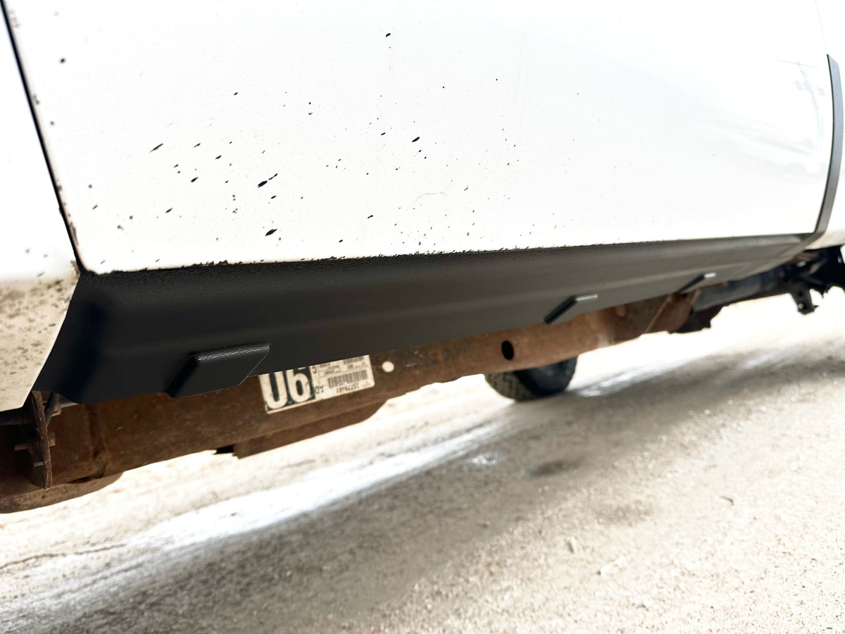 Original Appearance Manufacturing Chevrolet / GMC 2007-2013 Silverado/Sierra Single Cab, Slip On Rocker Panels + Cab Corner Covers plastic slip on rocker panels
