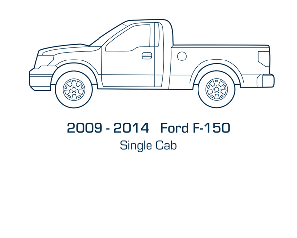 Original Appearance Manufacturing Ford / Mercury 2009-2014 F-150 Single Cab, Slip On Rocker Panel + Cab Corner Cover plastic slip on rocker panels