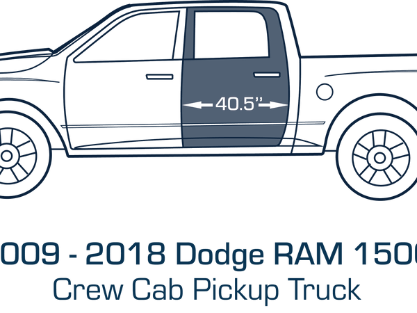Original Appearance Manufacturing 2009-2018 Ram 1500-5500 Crew Cab (& 2019+ "Classic"), Slip On Rocker Panels + Cab Corner Covers plastic slip on rocker panels