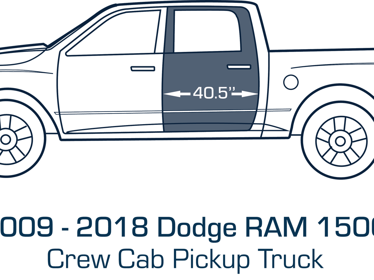 Original Appearance Manufacturing 2009-2018 Ram 1500-5500 Crew Cab (& 2019+ "Classic"), Slip On Rocker Panels + Cab Corner Covers plastic slip on rocker panels