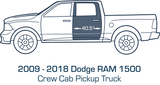 Original Appearance Manufacturing 2009-2018 Ram 1500-5500 Crew Cab (& 2019+ 