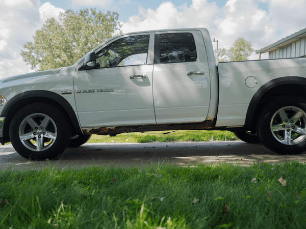 Original Appearance Manufacturing 2009-2024 Ram 1500 Quad Cab (2019-2024 "Classic"), Slip On Rocker Panels + Cab Corner Covers plastic slip on rocker panels
