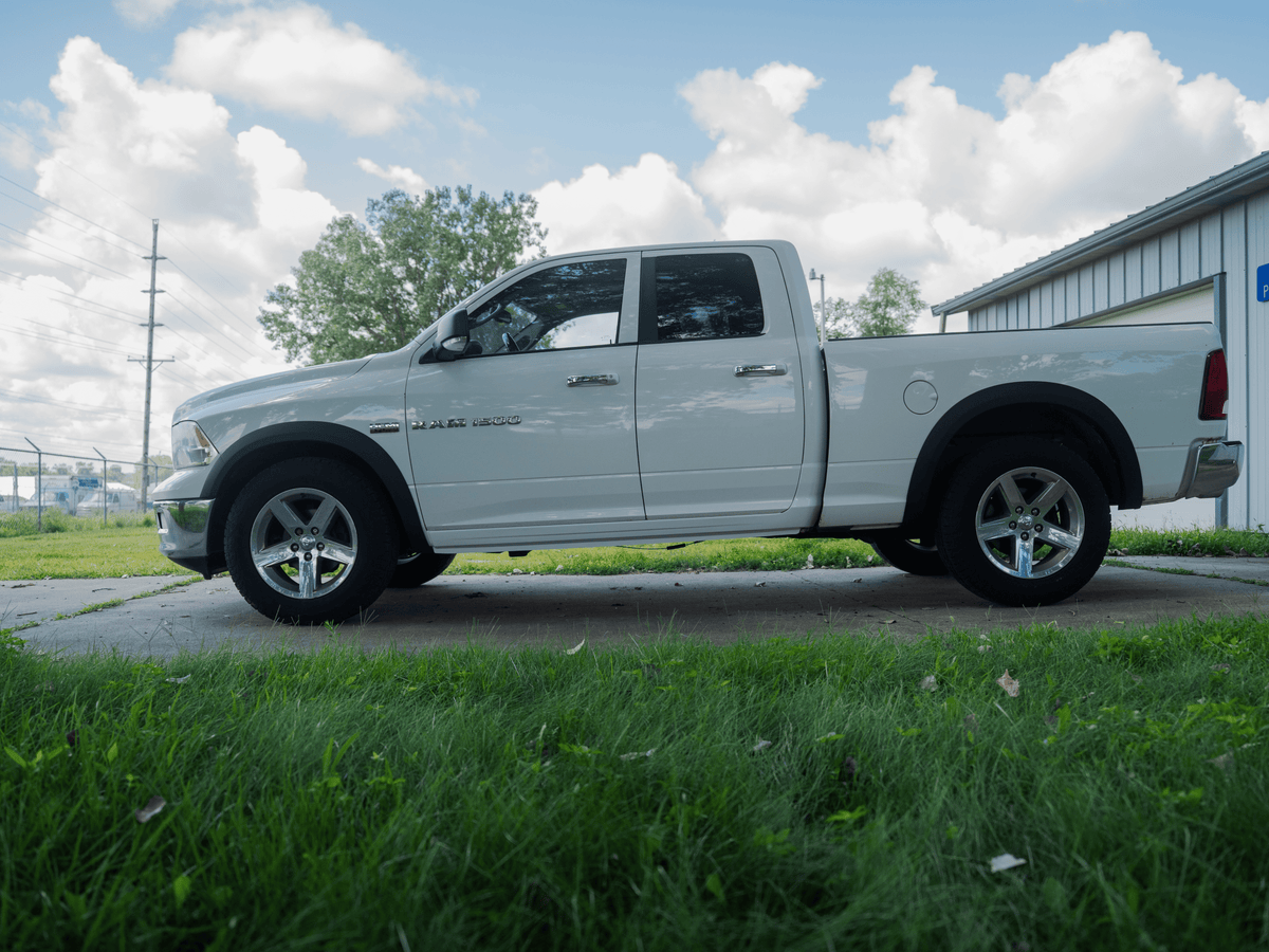 Original Appearance Manufacturing 2009-2024 Ram 1500 Quad Cab (2019-2024 "Classic"), Slip On Rocker Panels + Cab Corner Covers plastic slip on rocker panels