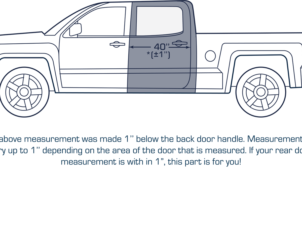 Original Appearance Manufacturing Chevrolet / GMC 2014-2018 Silverado/Sierra Crew Cab, Slip On Rocker Panel + Cab Corner Cover plastic slip on rocker panels
