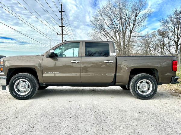 Original Appearance Manufacturing Chevrolet / GMC 2014-2018 Silverado/Sierra Crew Cab, Slip On Rocker Panel + Cab Corner Cover plastic slip on rocker panels