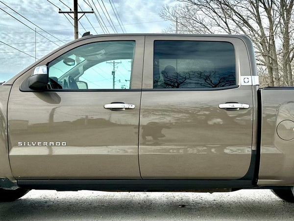 Original Appearance Manufacturing Chevrolet / GMC 2014-2018 Silverado/Sierra Crew Cab, Slip On Rocker Panel + Cab Corner Cover plastic slip on rocker panels