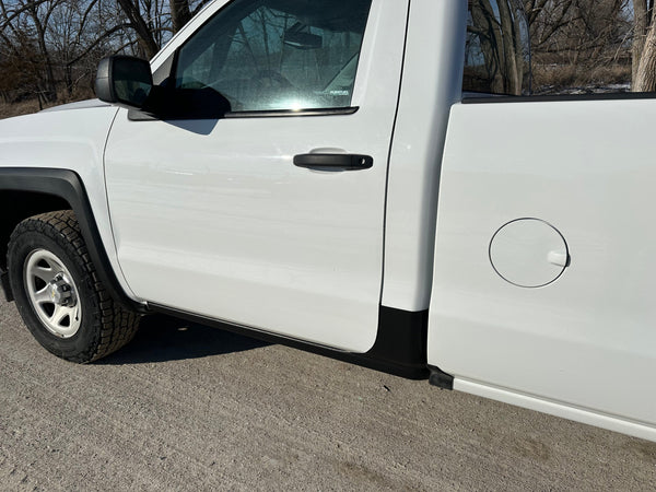 Original Appearance Manufacturing Chevrolet / GMC 2014-2018 Silverado/Sierra Single Cab, Slip On Rocker Panels + Cab Corner Covers plastic slip on rocker panels