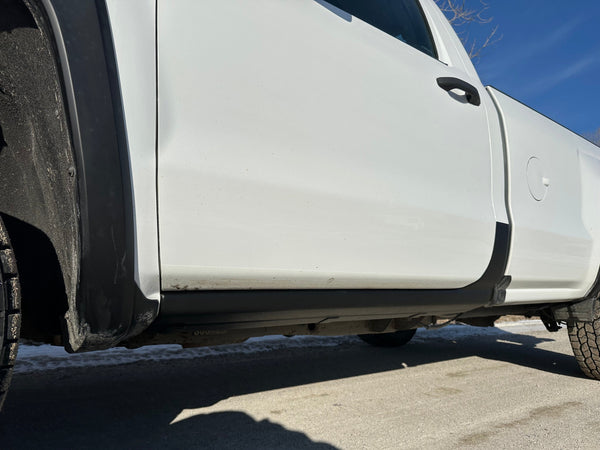 Original Appearance Manufacturing Chevrolet / GMC 2014-2018 Silverado/Sierra Single Cab, Slip On Rocker Panels + Cab Corner Covers plastic slip on rocker panels
