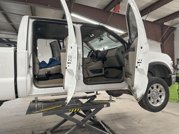 Original Appearance Manufacturing Quick Covers '99-'16 Super Duty Crew Cab, Slip On Rocker Panel + Cab Corner Cover plastic slip on rocker panels