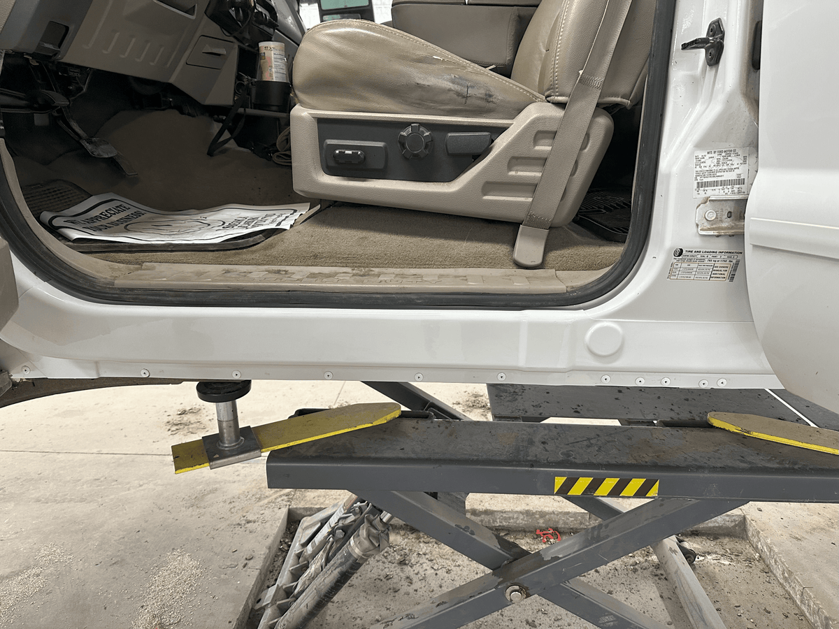 Original Appearance Manufacturing Quick Covers '99-'16 Super Duty Crew Cab, Slip On Rocker Panel + Cab Corner Cover plastic slip on rocker panels