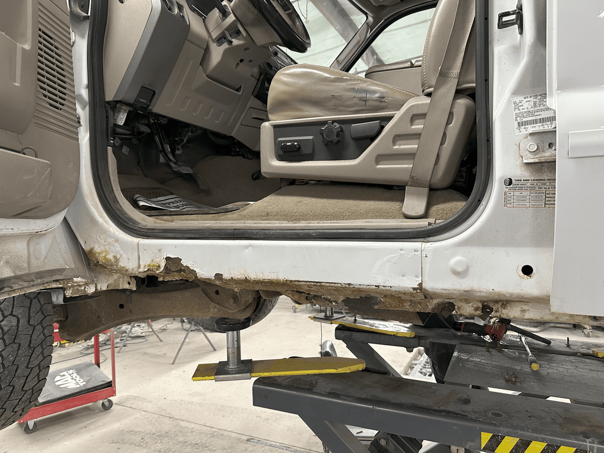 Original Appearance Manufacturing Quick Covers '99-'16 Super Duty Crew Cab, Slip On Rocker Panel + Cab Corner Cover plastic slip on rocker panels