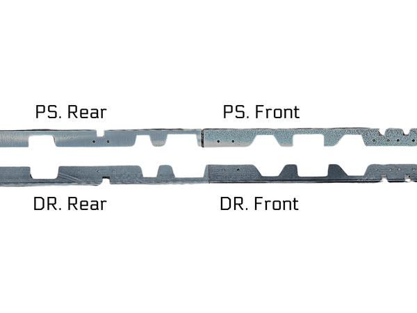 Original Appearance Manufacturing Quick Brackets For Inner Rockers- 2009-2014 Ford F150 SuperCrew/ Crew Cab plastic slip on rocker panels