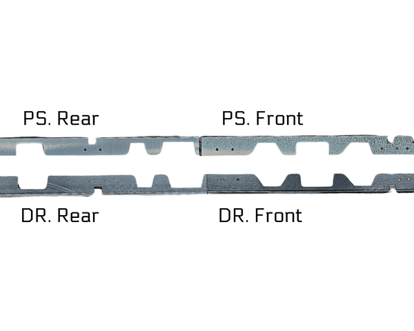 Original Appearance Manufacturing Quick Brackets For Inner Rockers- 2009-2014 Ford F150 SuperCrew/ Crew Cab plastic slip on rocker panels