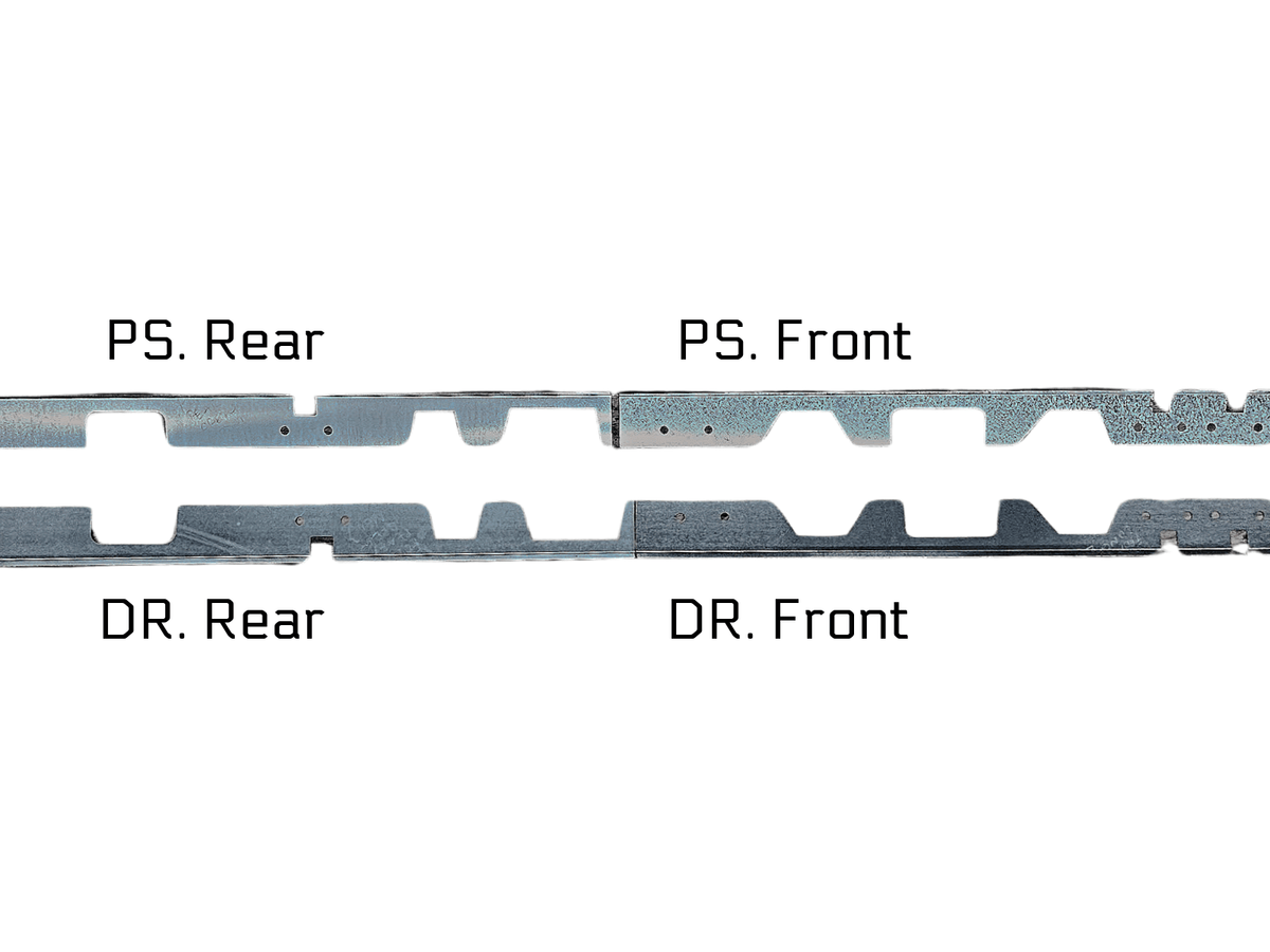 Original Appearance Manufacturing Quick Brackets For Inner Rockers- 2009-2014 Ford F150 SuperCrew/ Crew Cab plastic slip on rocker panels