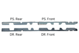 Original Appearance Manufacturing Quick Brackets For Inner Rockers- 2009-2014 Ford F150 SuperCrew/ Crew Cab plastic slip on rocker panels