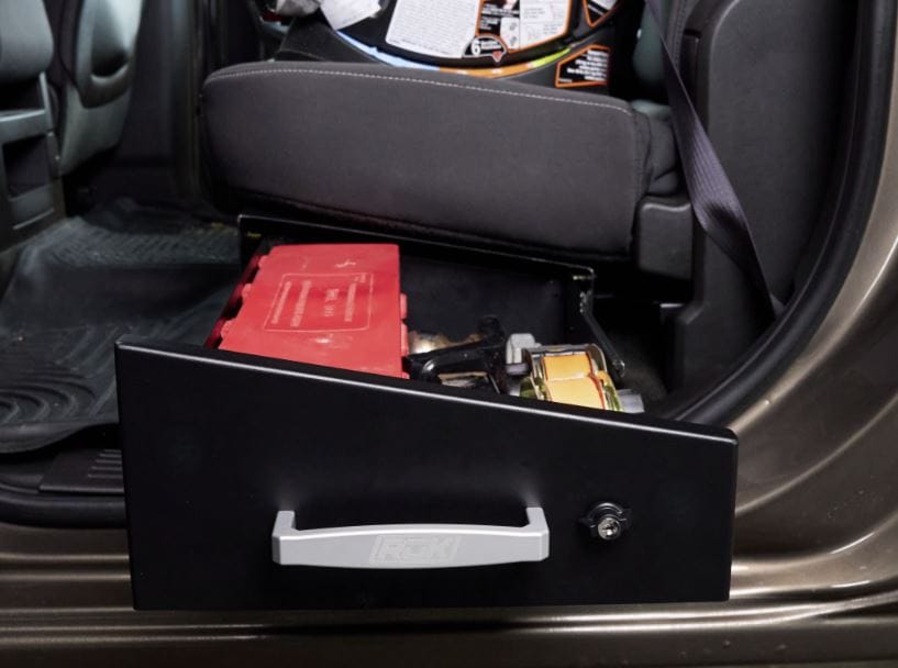 Original Appearance Manufacturing RuK Underseat Drawer 2007-2013 Silverado/Sierra Crew Cab (Driver Side) | T_RuK by OAM plastic slip on rocker panels