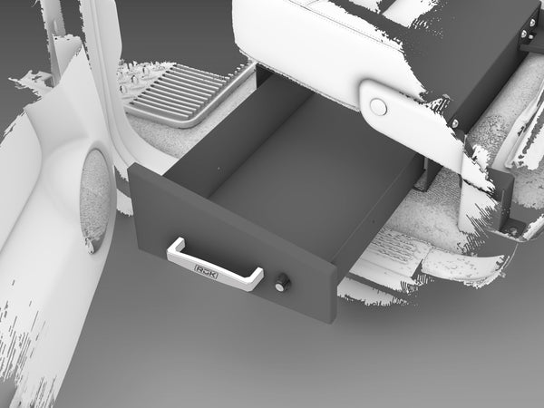 Original Appearance Manufacturing RuK Underseat Drawer 2007-2013 Silverado/Sierra Crew Cab (Driver Side) | T_RuK by OAM plastic slip on rocker panels