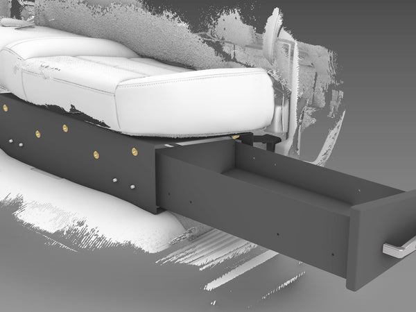 Original Appearance Manufacturing RuK Underseat Drawer 2014-2018 Silverado/Sierra Crew Cab (Driver Side) | T_RuK by OAM plastic slip on rocker panels