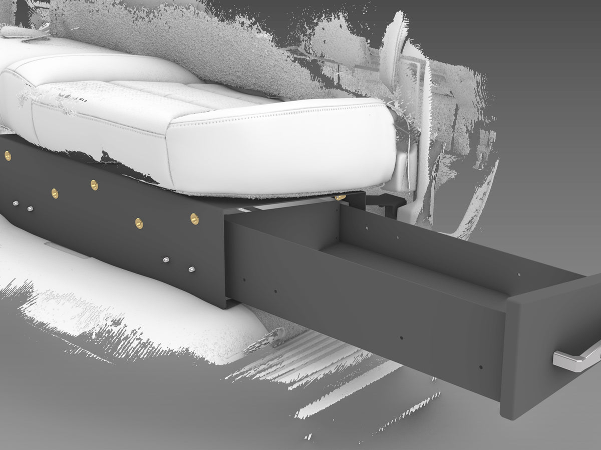 Original Appearance Manufacturing RuK Underseat Drawer 2014-2018 Silverado/Sierra Crew Cab (Driver Side) | T_RuK by OAM plastic slip on rocker panels