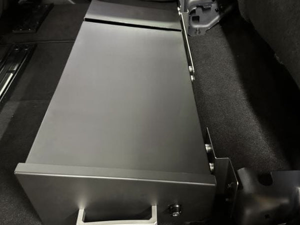 Original Appearance Manufacturing RuK Underseat Drawer 2015-2025 F150 Supercrew/ Super Duty Crew Cab | T_RuK by OAM plastic slip on rocker panels