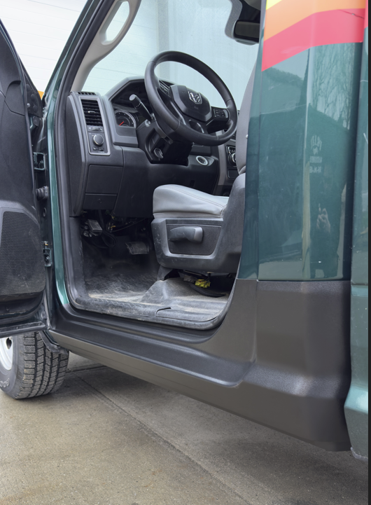 2009-2024 Ram 1500 Single Cab (2019-2024 "Classic"), Slip On Rocker Panels + Cab Corner Covers