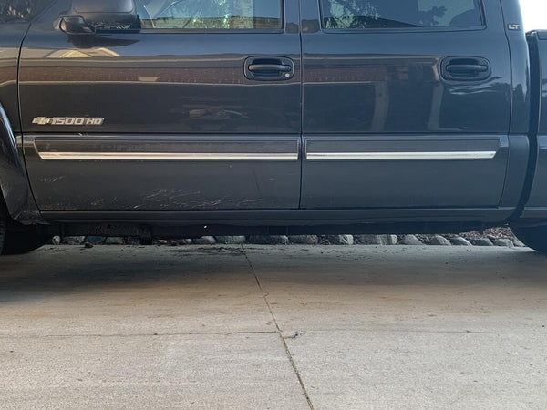 Original Appearance Manufacturing Chevrolet / GMC 1999-2006 Silverado/Sierra Crew Cab, Slip On Rocker Panel + Cab Corner plastic slip on rocker panels