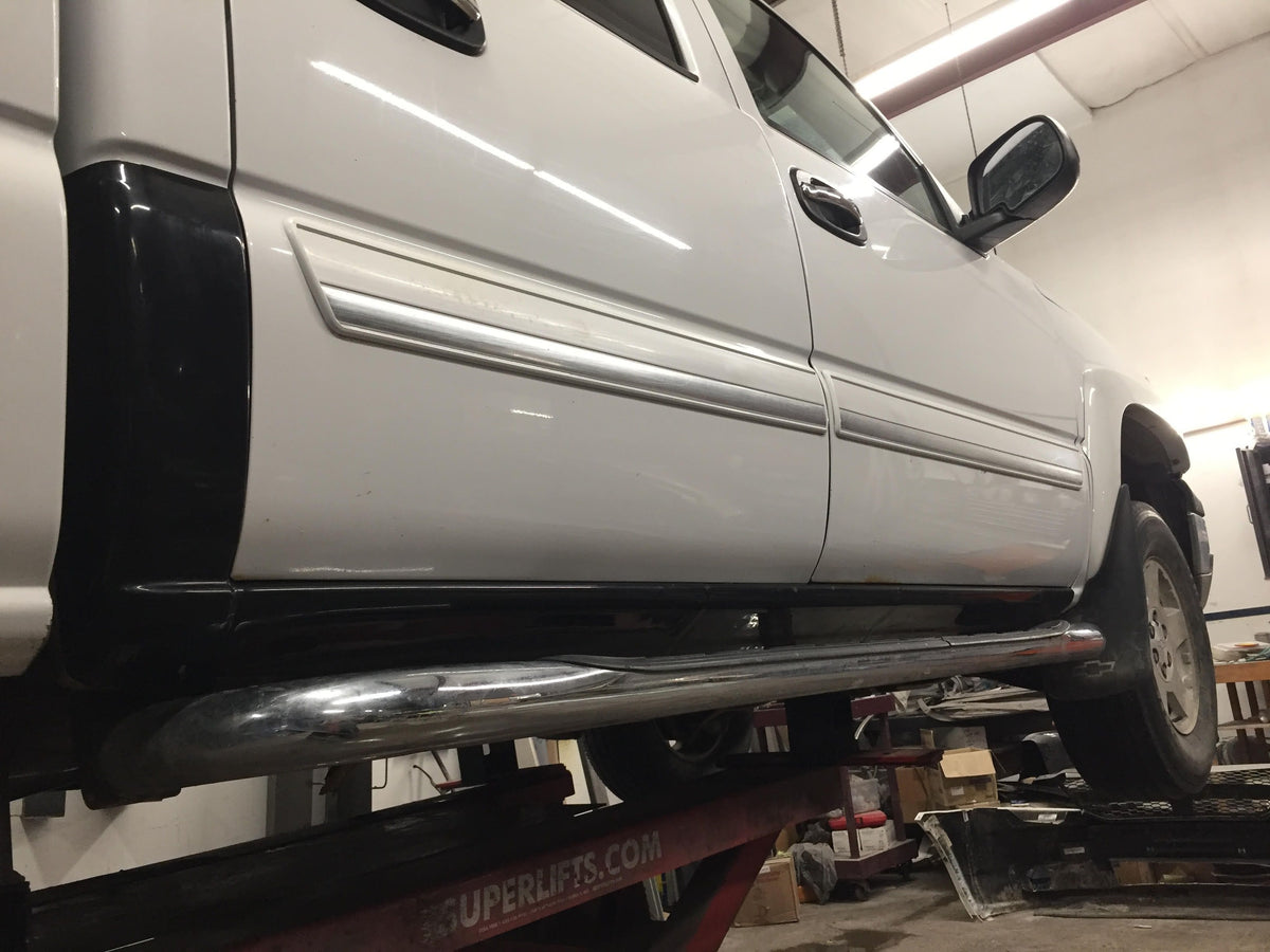 Original Appearance Manufacturing Chevrolet / GMC 1999-2006 Silverado/Sierra Crew Cab, Slip On Rocker Panel + Cab Corner plastic slip on rocker panels