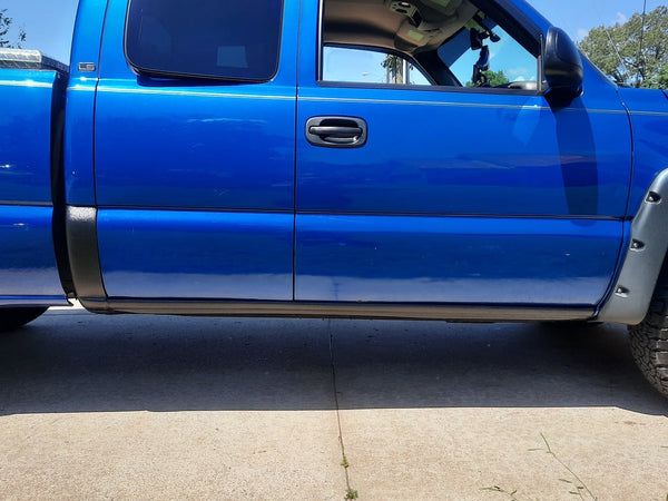 Original Appearance Manufacturing Chevrolet / GMC 1999-2006 Silverado/Sierra Extended Cab 4-Door, Slip On Rocker Panel + Cab Corner Cover plastic slip on rocker panels