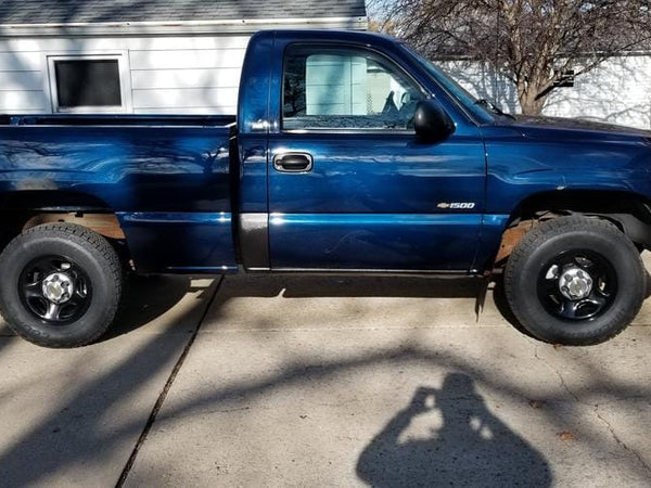 Original Appearance Manufacturing Chevrolet / GMC 1999-2006 Silverado/Sierra Single Cab, Slip On Rocker Panel +Cab Corner Cover plastic slip on rocker panels