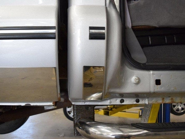 Original Appearance Manufacturing Ford / Mercury 1999-2016 Super Duty (F-250/350/450) Crew Cab, Corner Covers Only plastic slip on rocker panels