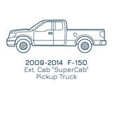 Original Appearance Manufacturing Ford / Mercury 2009-2014 F-150 SuperCab Cab, Slip On Rocker Panel + Cab Corner Cover plastic slip on rocker panels