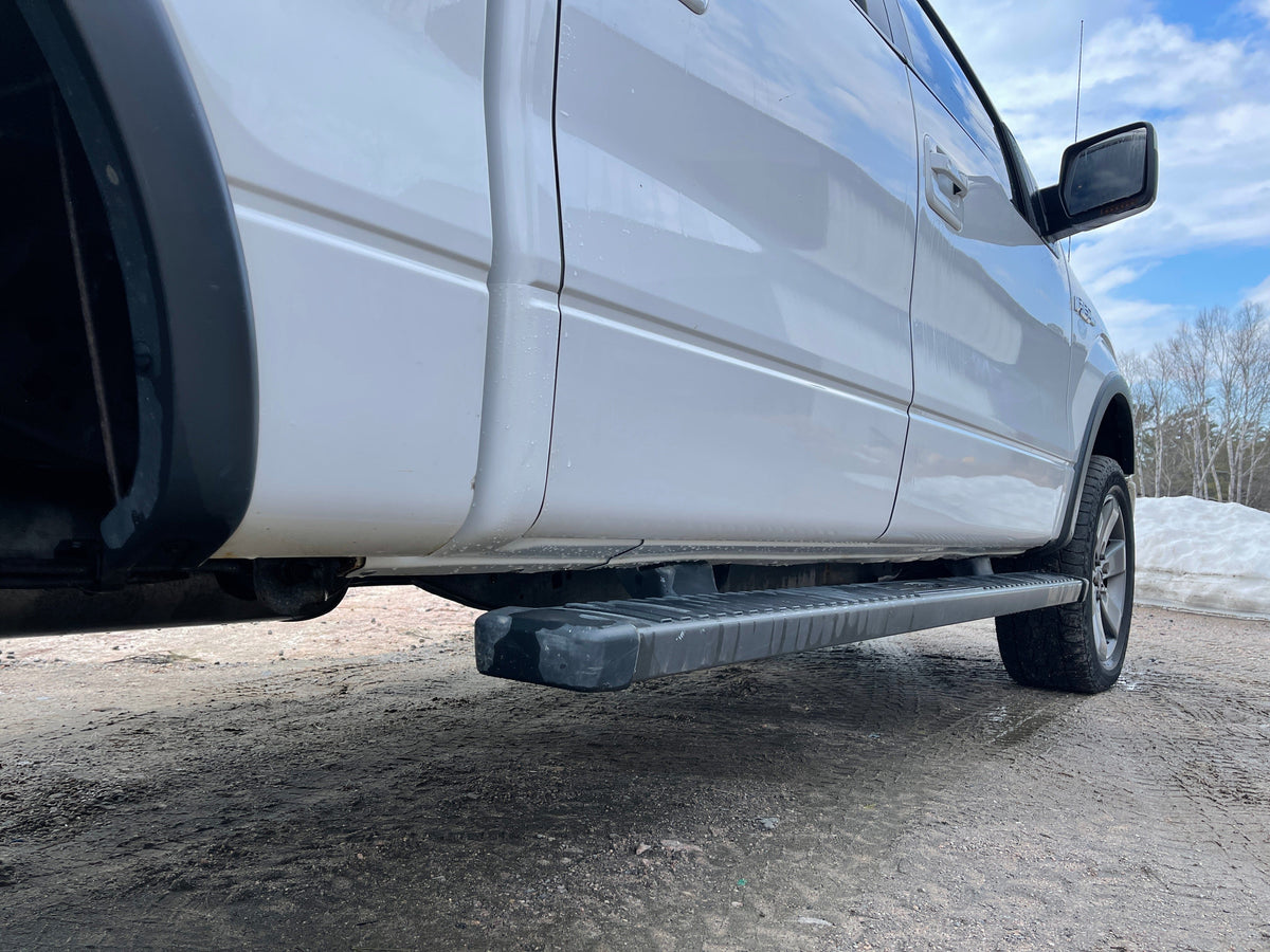Original Appearance Manufacturing Ford / Mercury 2009-2014 F-150 SuperCrew Cab, Slip On Rocker Panel + Cab Corner Cover plastic slip on rocker panels