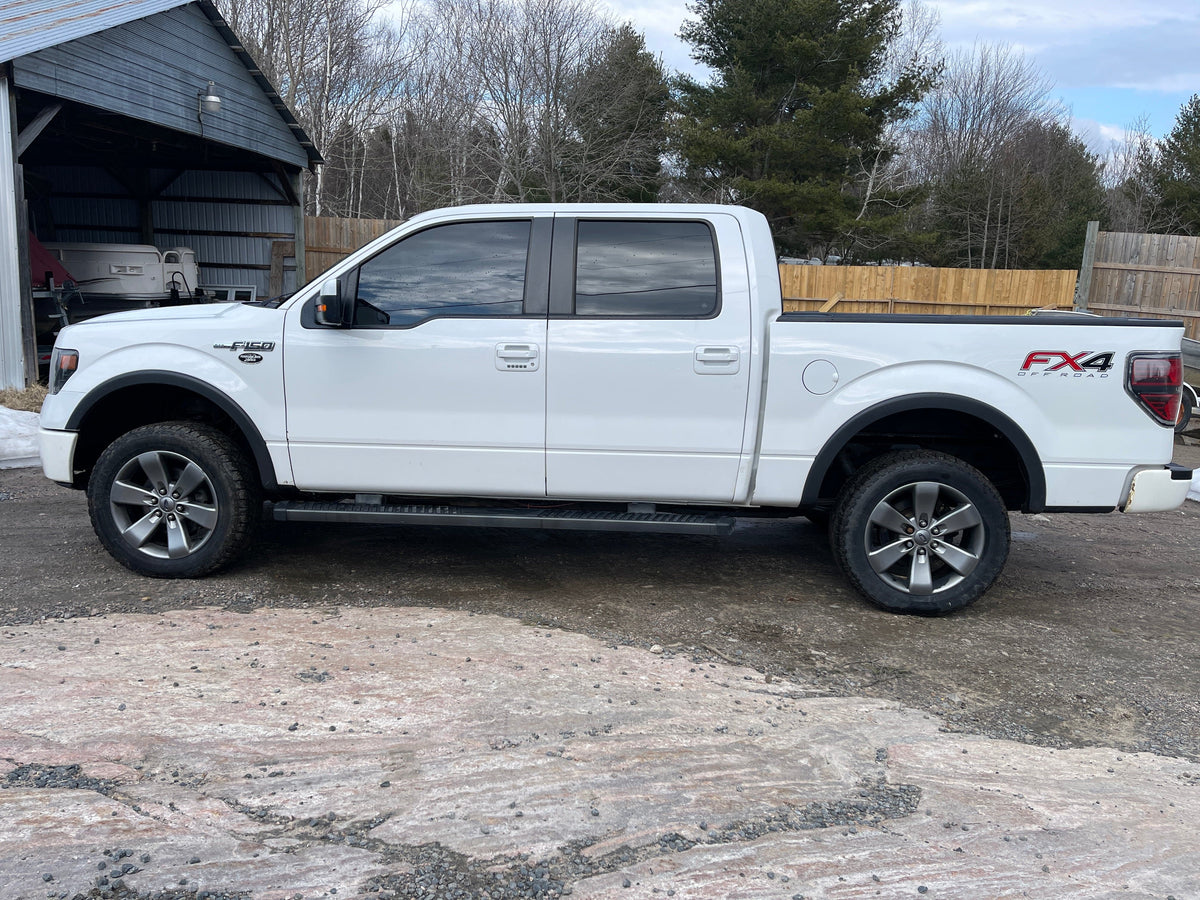 Original Appearance Manufacturing Ford / Mercury 2009-2014 F-150 SuperCrew Cab, Slip On Rocker Panel + Cab Corner Cover plastic slip on rocker panels