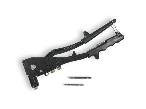 Original Appearance Manufacturing Rivet Gun + Drill Bit Kit plastic slip on rocker panels
