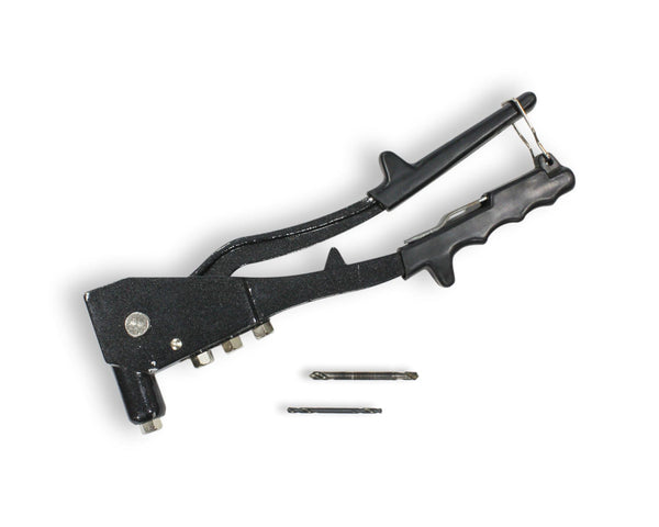 Original Appearance Manufacturing Rivet Gun + Drill Bit Kit plastic slip on rocker panels
